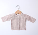 Knitted Lace Cardigan With Buttons BR