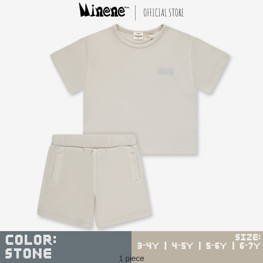 Boys Polo Pique Oversize Shirt +Bermuda Pants NT2