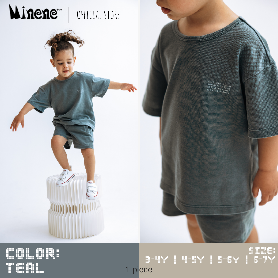 Boys Polo Pique Oversize Shirt +Bermuda Pants NT2