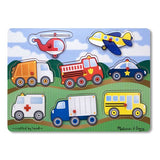 Vehicles Peg Puzzle - 8 Pieces