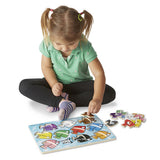 Fish Colors Mix 'n Match Peg Puzzle - 10 pieces