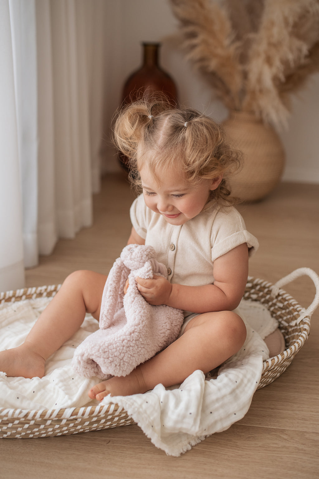 Bunny Puffy Comforter Blankie