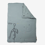 Large Winter Double Sided Quilt 85x115 cm - Jungle Story!