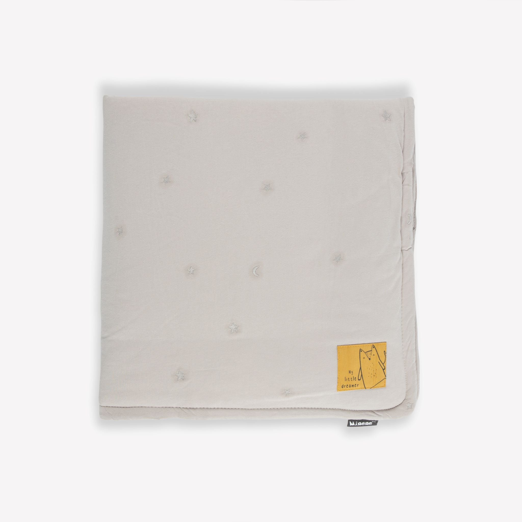 Small Reversible Jersey Winter Quilt 80x80 cm -  Embroidery Collection !