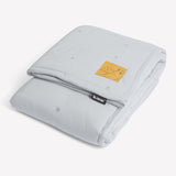 Large Reversible Jersey Winter Quilt 85x115 cm - Embroidery Collection !