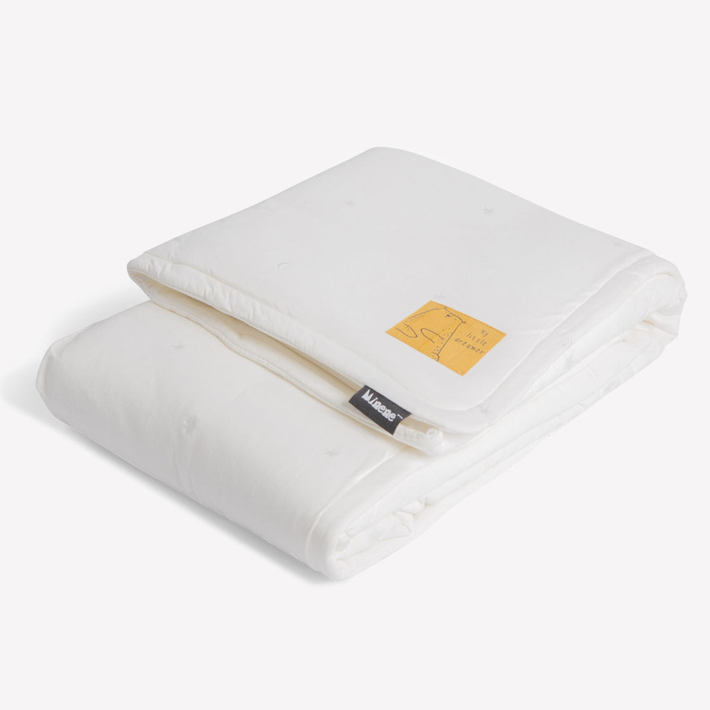 Small Reversible Jersey Winter Quilt 80x80 cm -  Embroidery Collection !