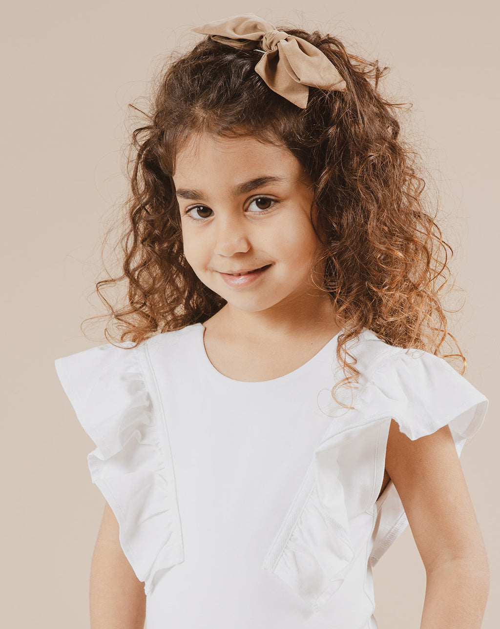 Bodysuit with Ruffle Sleeves