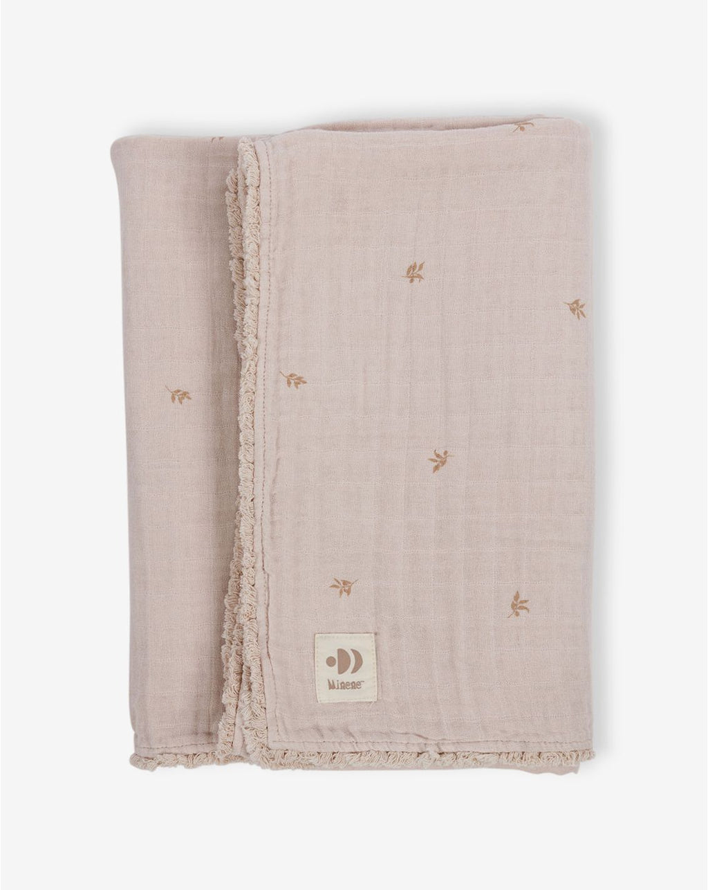 Large Muslin Blanket With Fringes 100*150cm