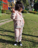 Pants E - Light Pink Printed