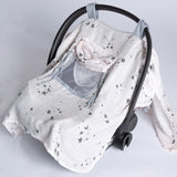 Bamboo Basket Car Seat Sunshade