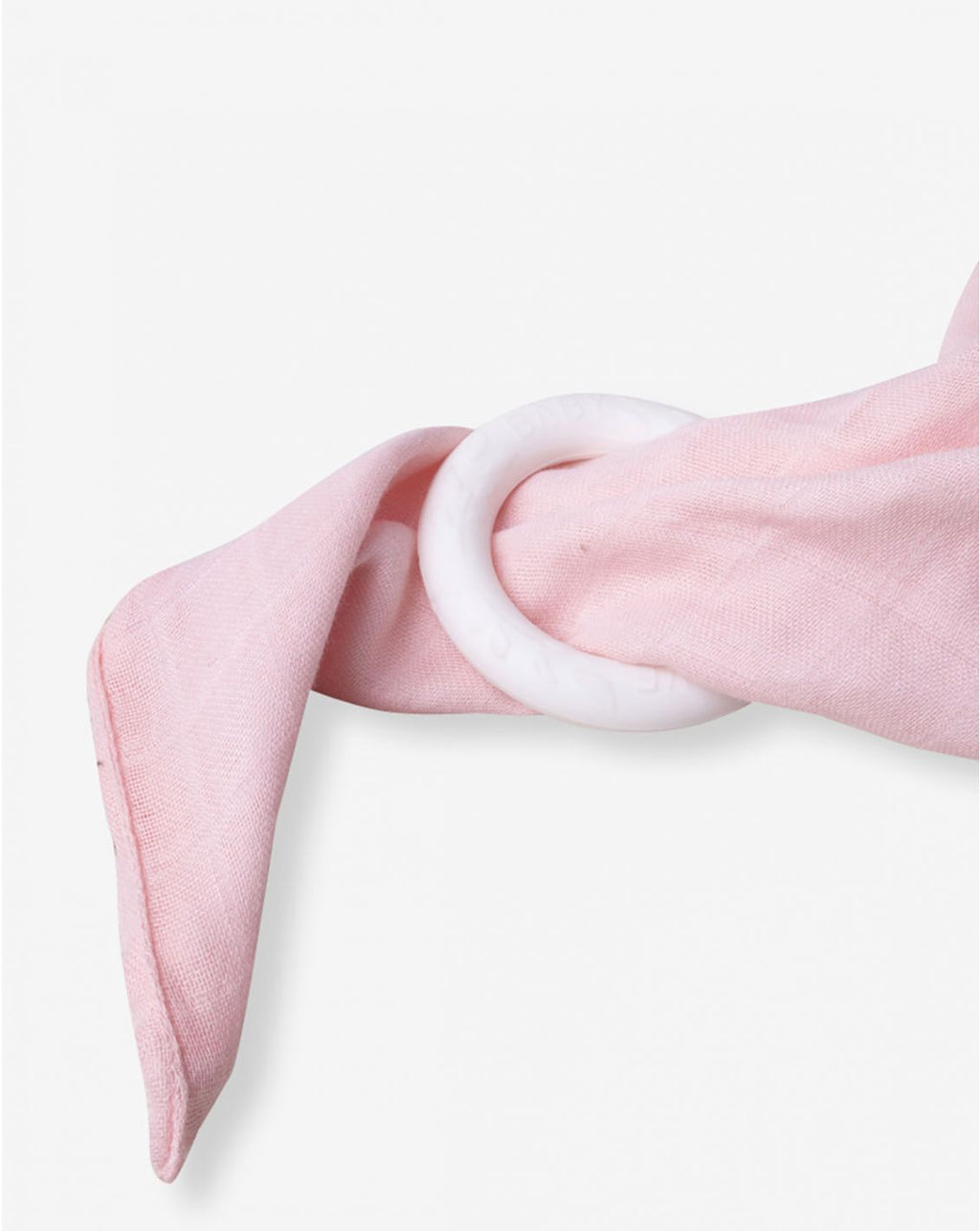 Bamboo Muslin with Silicone Baby Teething Ring