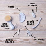 Waffle Navy Blue Gift Set