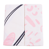 Flannel Cloth - Pack of 2 , Size: 76X76 cm