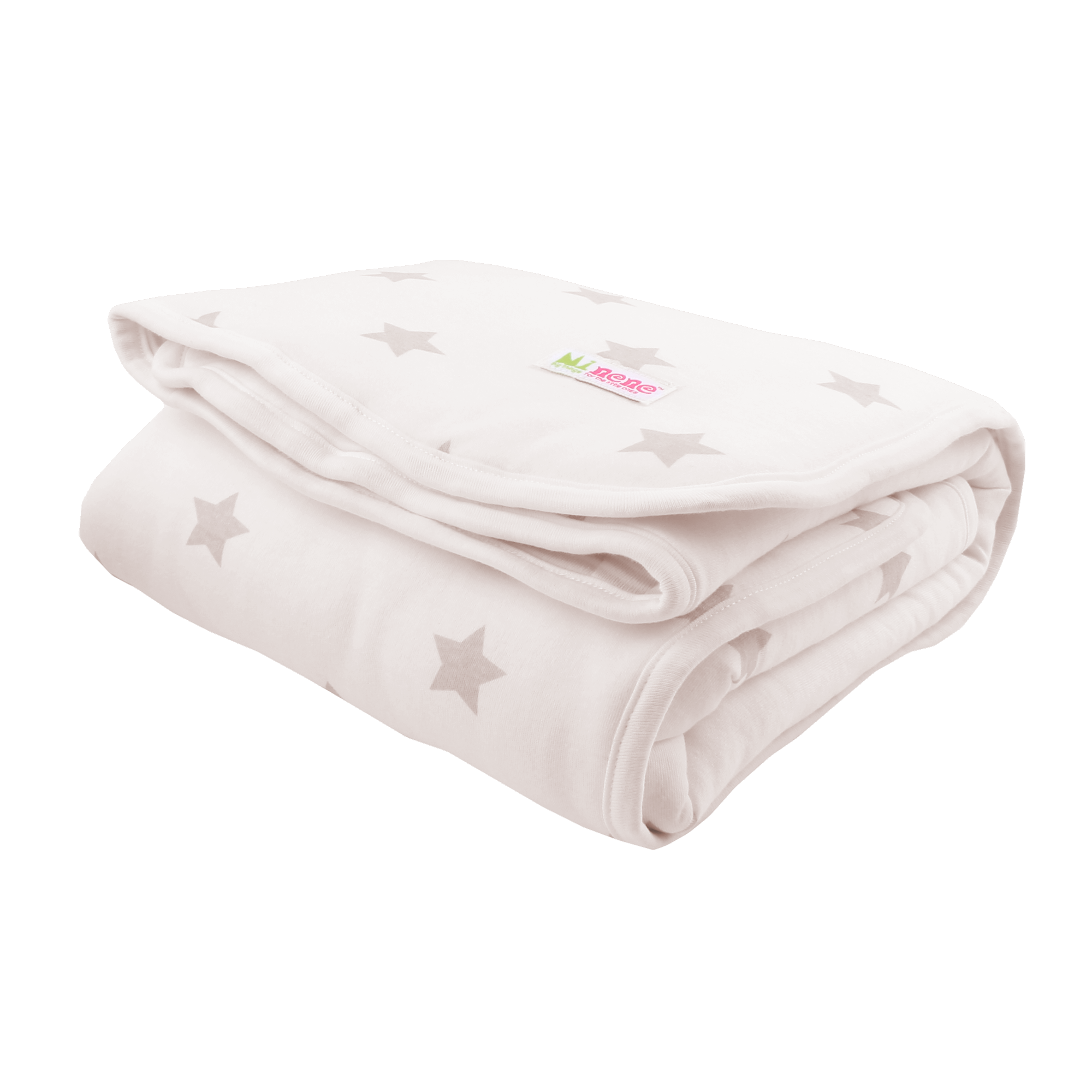 Cream Beige Star  Bedding Gift Basket - Red Basket !