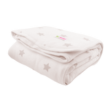 Cream Beige Star  Bedding Gift Basket - Red Basket !