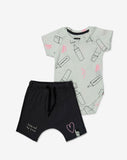 Bodysuit & Short Pants O1