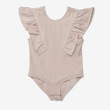 Bodysuit with Ruffle Sleeves