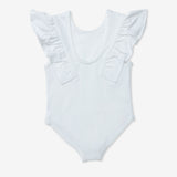 Bodysuit with Ruffle Sleeves