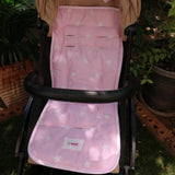 Reversible Pushchair & Car Seat Liner - Weave Cotton!