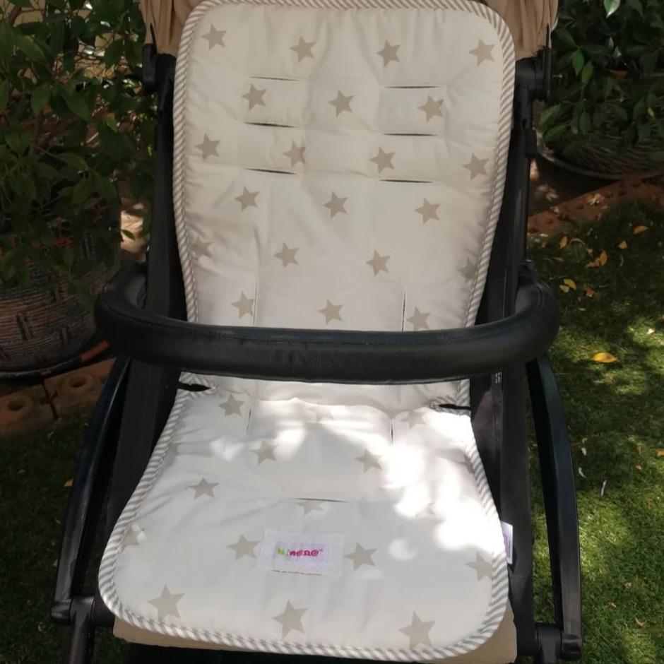 Reversible Pushchair & Car Seat Liner - Weave Cotton!