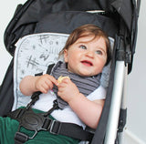 Reversible Pushchair & Car Seat Liner Set - Jersey Cotton!