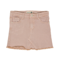 Skirt With Cut J, Jeans - Pink