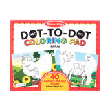 ABC Dot-to-Dot Coloring Pad - Farm