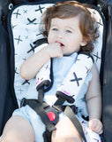 Reversible Pushchair & Car Seat Liner Set - Jersey Cotton!