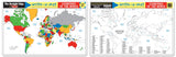 Melissa and Doug Write-A-Mat Learning Mat - World Map