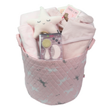 "Welcome A Little Princess "Gift Basket - Baby Pink Star!