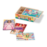 4-in-1 Puzzles in a Box Fanciful Friends Jigsaw