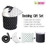 Classy Bedding Gift Basket - Black Cross