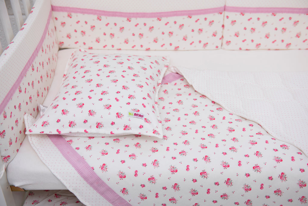 Baby Bed Bundle - Cream Floral