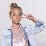 Girls Jacket J,Jeans - Light Blue