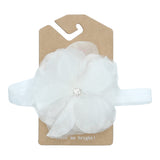 WT. LY CHIFFON WHITE HEADBAND