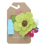 LRR. MIX FLOWER BLUE HEADBAND
