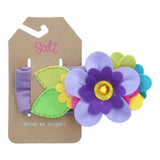 AC. CRYSTAL FLOWERS HEADBAND