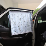 Muslin Bamboo Car Sunshade