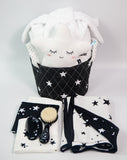 Classic Black & White Newborn Gift Basket