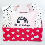 Gorgeous Baby Pink Heart Bedding Gift Box